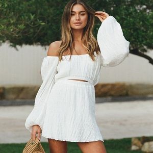 SABO SKIRT SEVEN CUTOUT DRESS